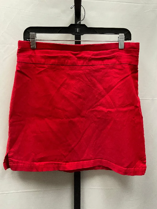 women's pencil skirtsRed Skirt Mini & Short Rafaella, Size L