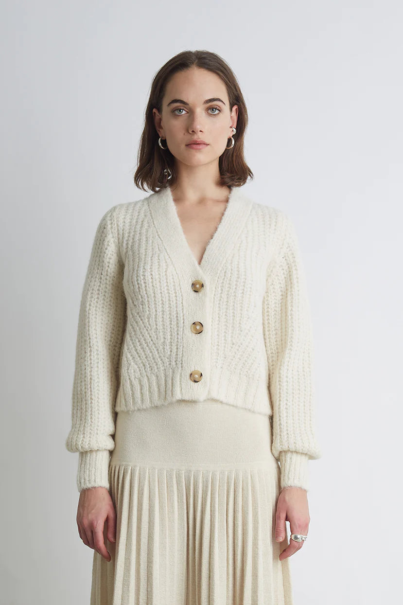 women's stylish topsSara Cardigan - Ivory