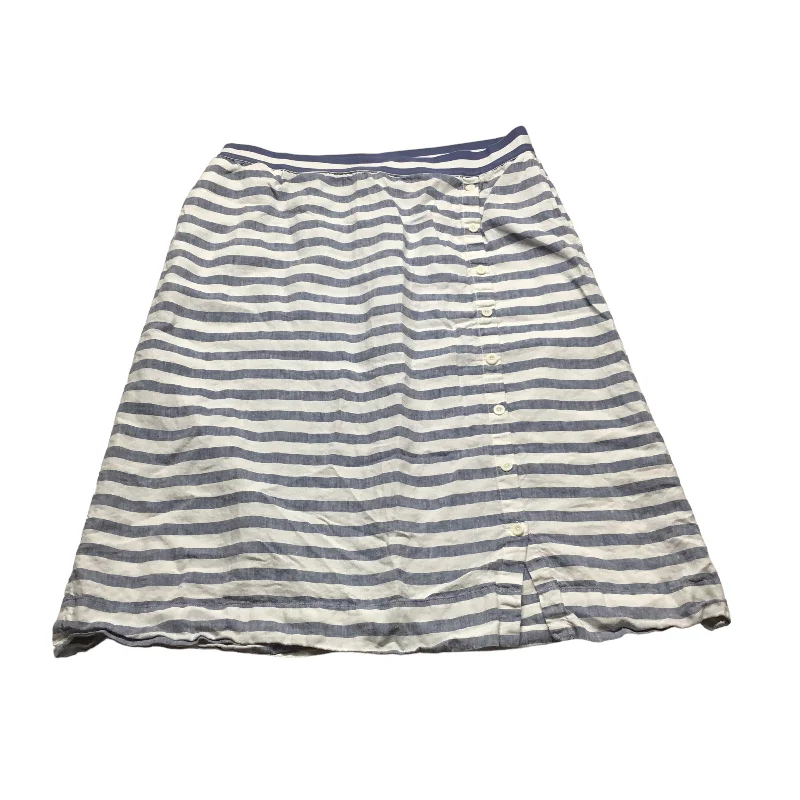 women's solid-color skirtsStriped Pattern Skirt Midi J. Jill, Size 2x