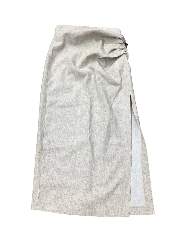 women's party skirtsTan Skirt Maxi Zara, Size S