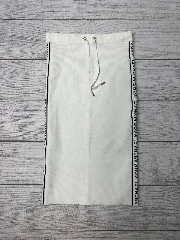 women's leather skirtsWhite Skirt Designer Michael Kors, Size 4