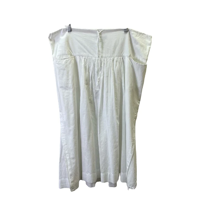 women's cocktail skirtsWhite Skirt Maxi By Merona, Size: L