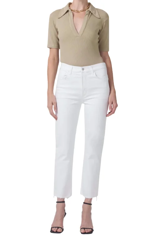 women's stretch pantsDaphne Crop Pants In Lucent