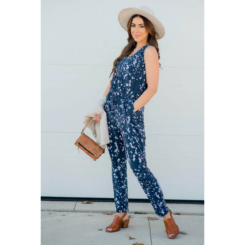 women's curve-hugging dressesBleach Dye Jumpsuit