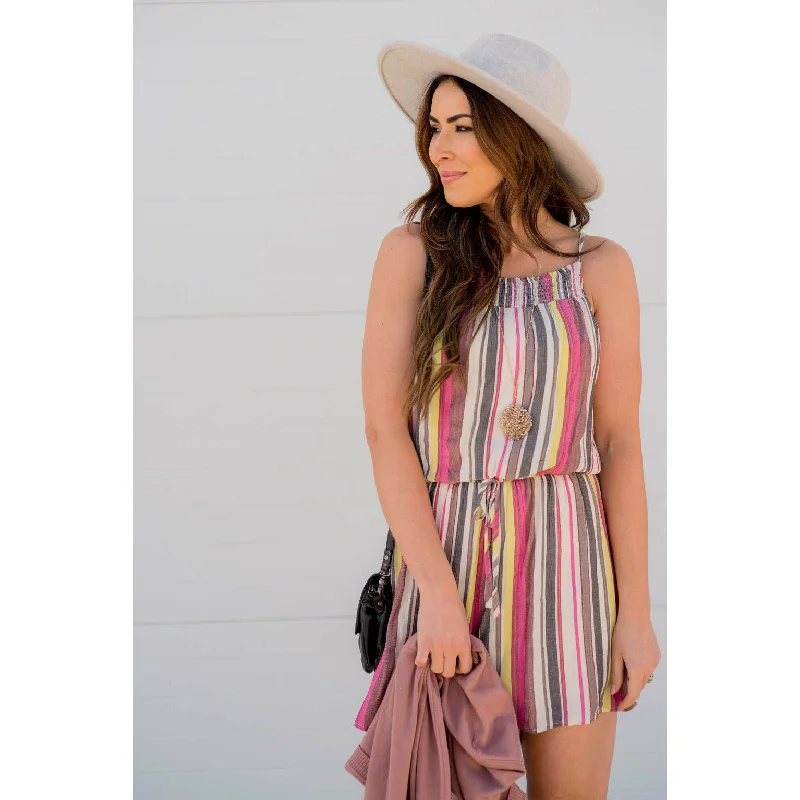 Shift DressColor Stripe Romper