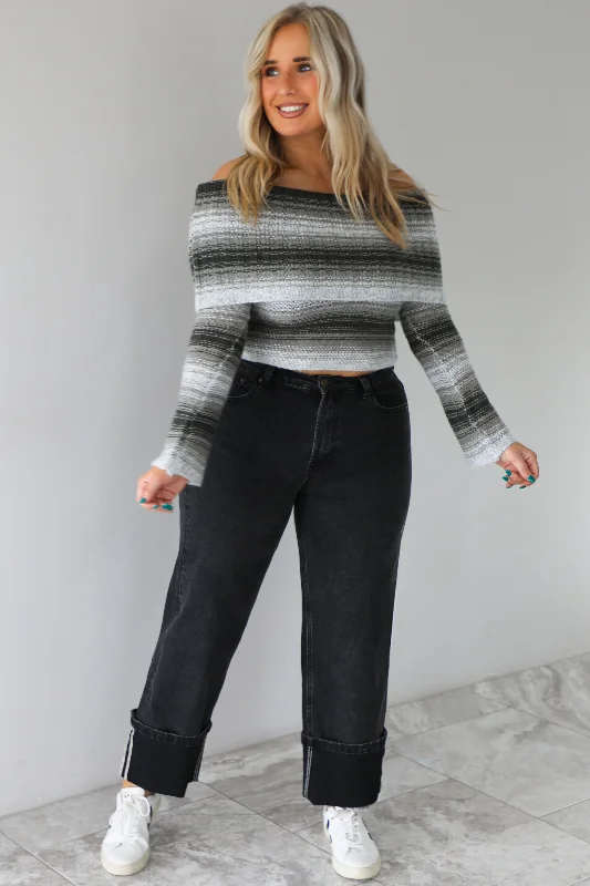 Skater DressCozier Than Ever Top: Black/Multi