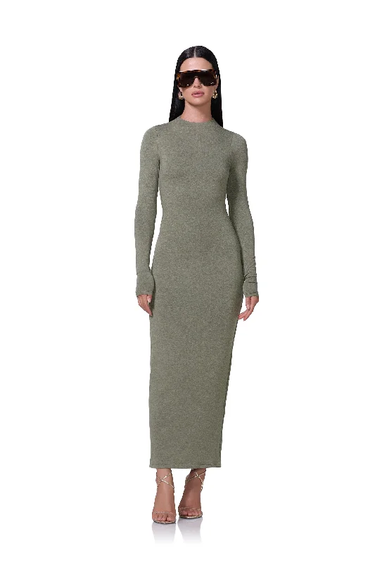 women's casual Friday dressesJuniper Dress - Heather Olive