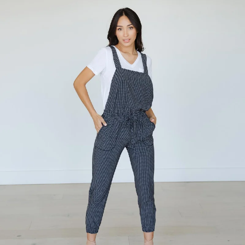 Peplum Hem DressMidnight Dash Classic Overall Jumpsuit