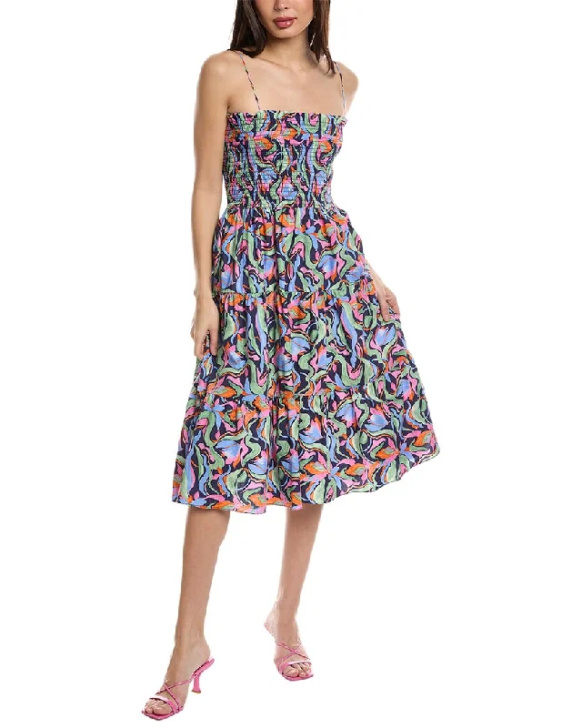 women's maximalist dressesAmanda Uprichard Emberly Midi Dress