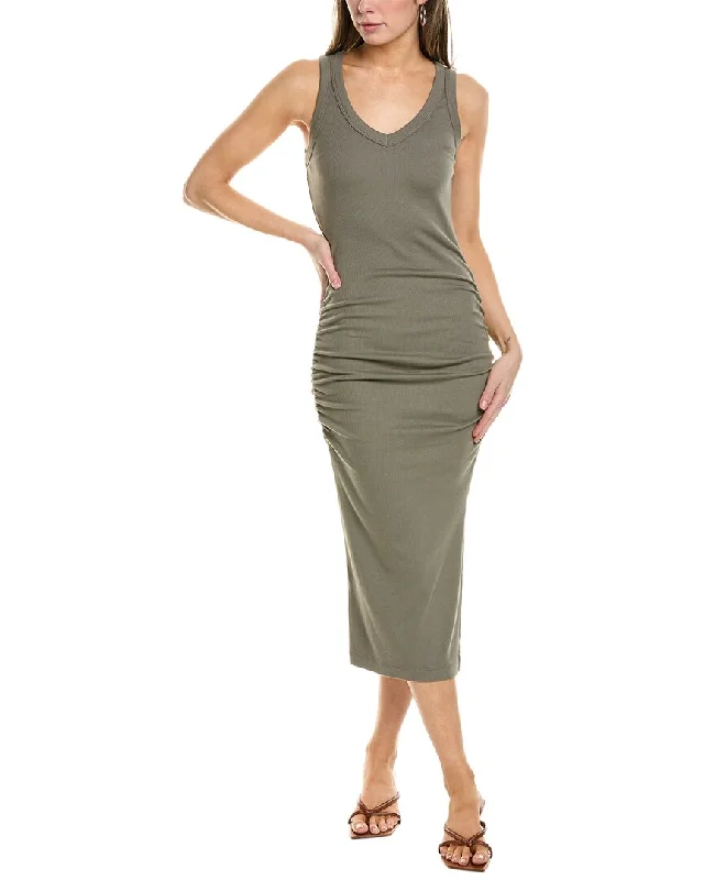 Solid Color DressMichael Stars Lori Midi Dress