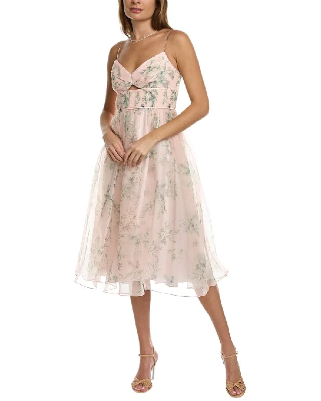 women's affordable dressesML Monique Lhuillier Organza Midi Dress