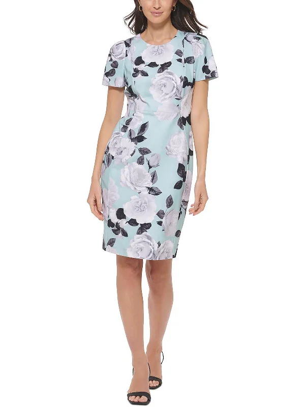 Empire DressWomens Floral Knee Length Midi Dress