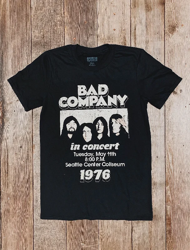 women's tops with floral printsBad Company In Concert '76 T-Shirt