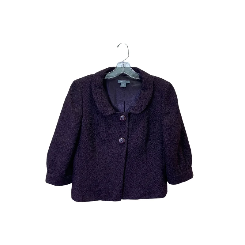 leather coats for womenBlazer By Ann Taylor In Purple, Size:M