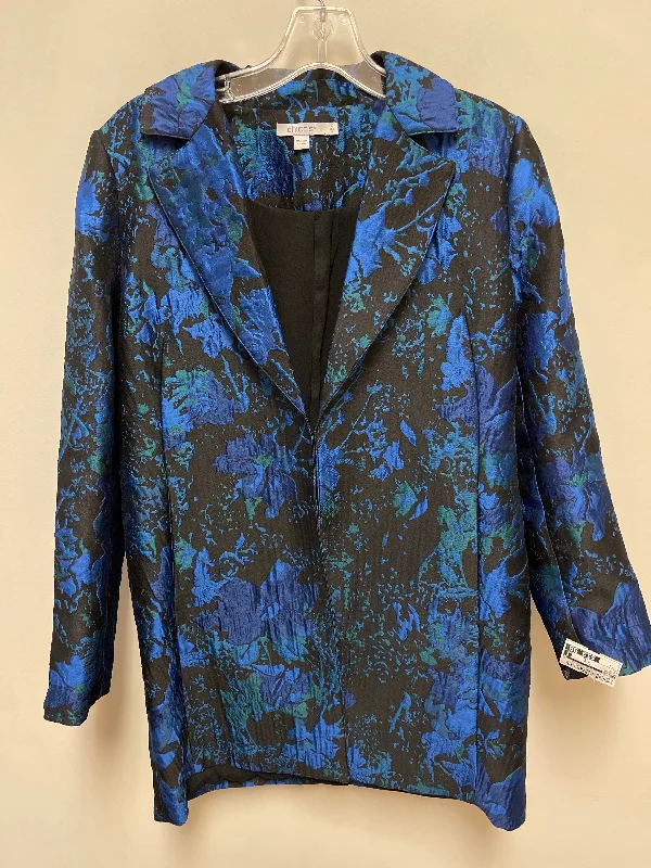 women's coats with sheer overlaysBlazer By Chicos In Blue, Size: S