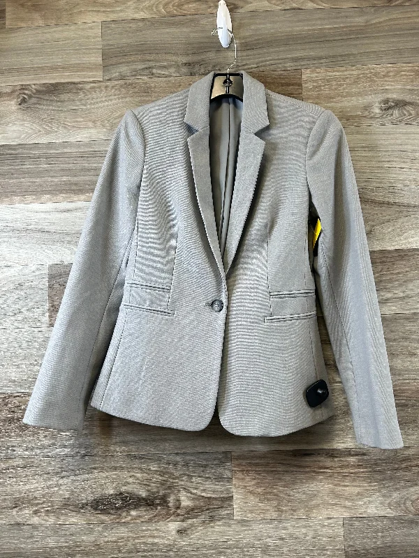 women's coats with zippersBlazer By Express In Grey, Size: S