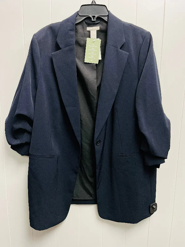 women's coats for snowboardingBlazer By H&m In Navy, Size: Xl