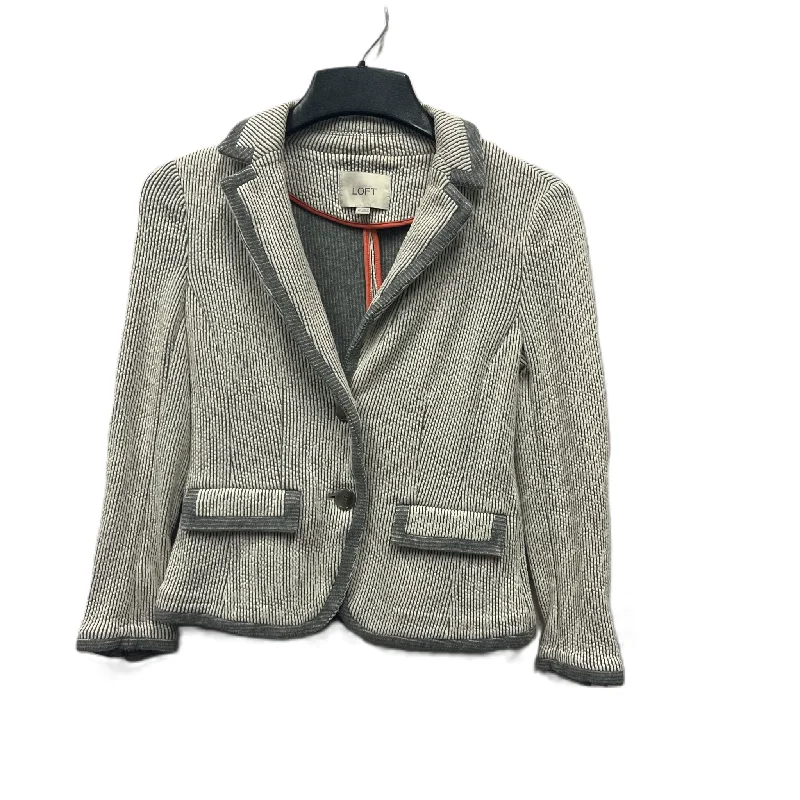 sustainable women's coatsBlazer By Loft In Grey, Size: Xs