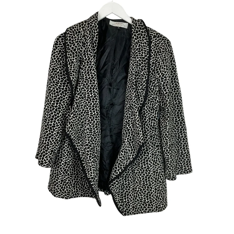 women's coats with cinched waistsBlazer By Tahari By Arthur Levine In Animal Print, Size: M