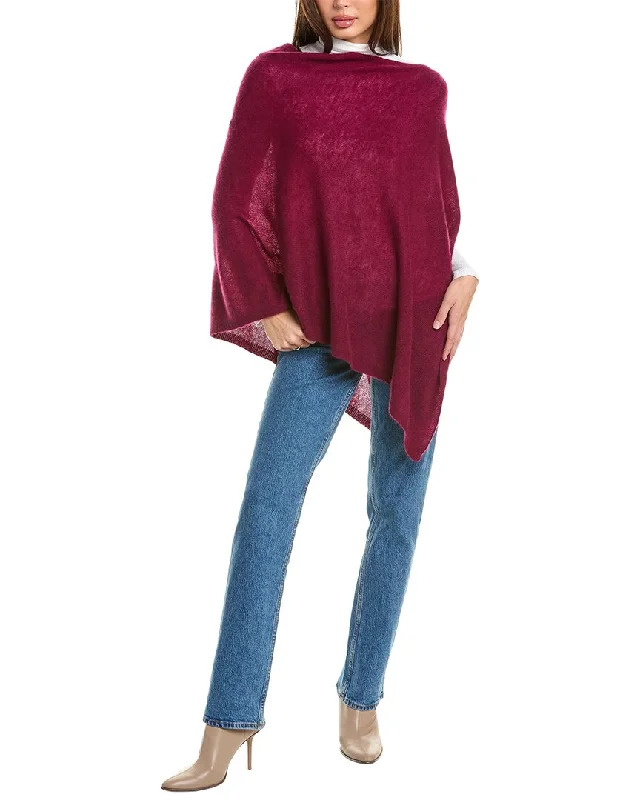 Embellished SweatersBrodie Cashmere Classic Mini Cashmere Poncho