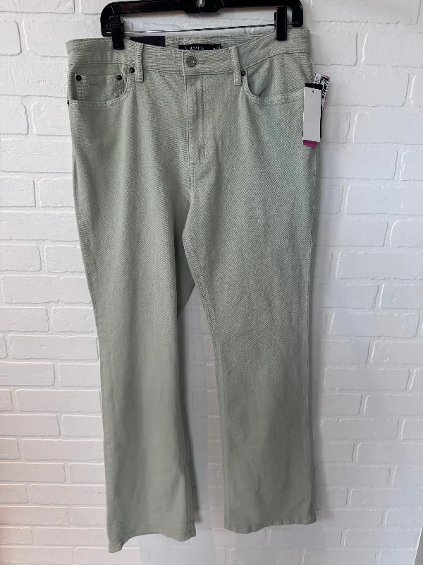 women's denim jeans for business casualJeans Boot Cut By Lauren By Ralph Lauren In Green, Size: 14