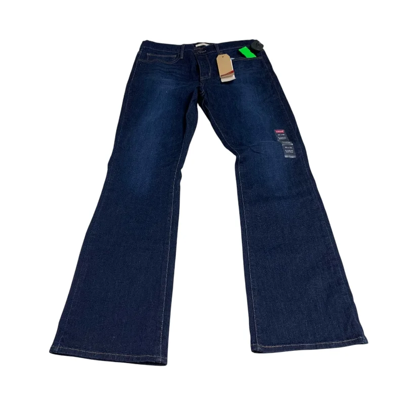 women's denim jeans for a glamorous eveningJeans Boot Cut By Levis In Blue Denim, Size: 16