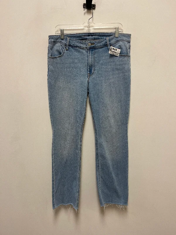 women's denim jeans with fake pocketsJeans Boot Cut By Old Navy In Blue Denim, Size: 14