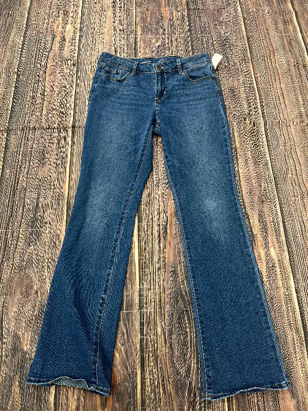 women's denim jeans with distressed thighsJeans Boot Cut By Old Navy In Blue Denim, Size: 6