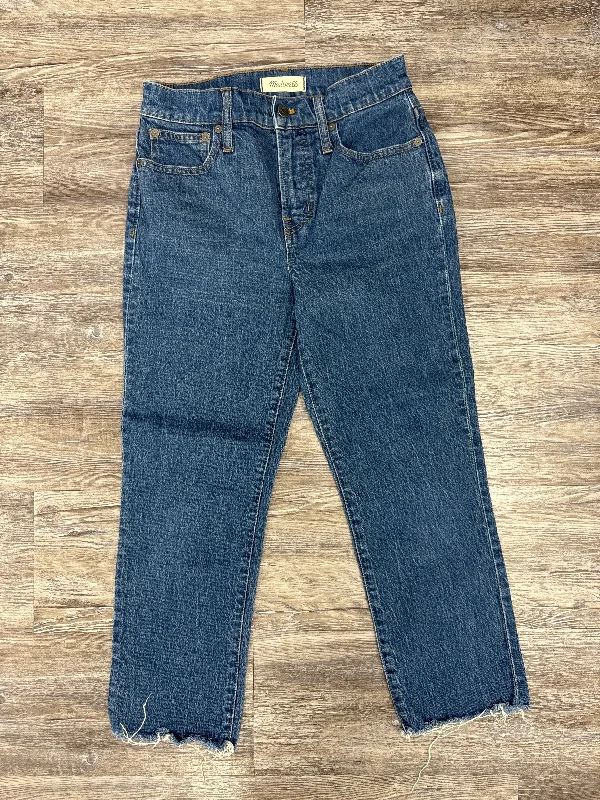 women's denim jeans for a vintage styleJeans Cropped By Madewell In Blue Denim, Size: 2p