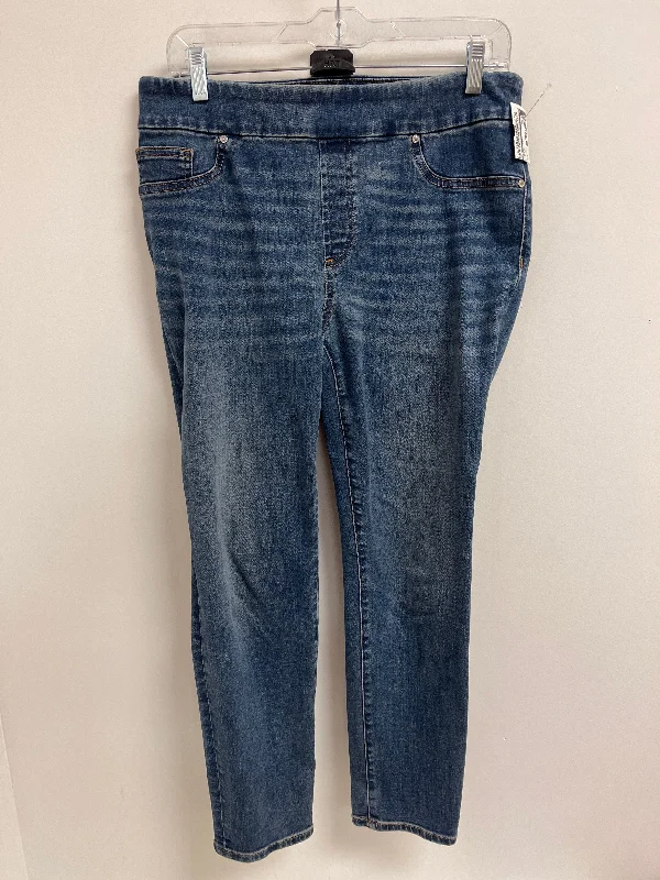 women's dark denim jeansJeans Skinny By Chicos In Blue Denim, Size: 8