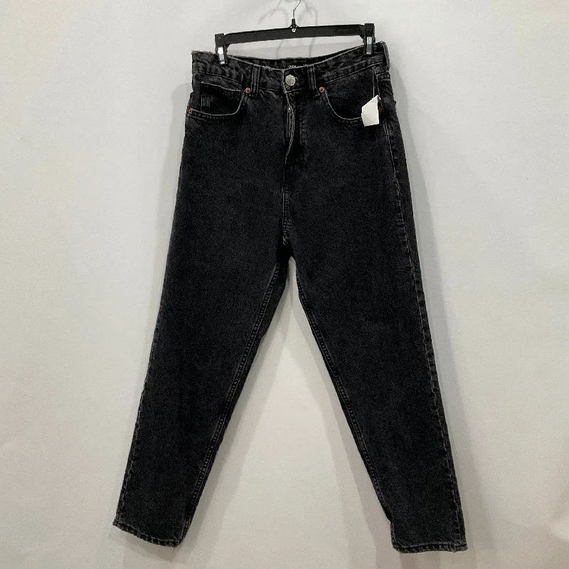 women's denim jeans for a glamorous eveningJeans Straight By Zara In Black Denim, Size: 4