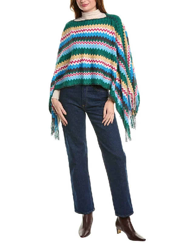 Retro SweatersMissoni Wool-Blend Poncho