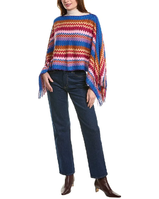 Fair Isle SweatersMissoni Wool-Blend Poncho