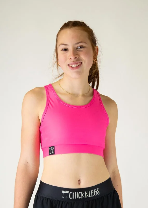 long-sleeved women's topsNeon Pink OG Sports Bra