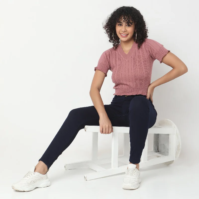 women's tops for those who love to shop for unique findsRegular Fit Structured T-Shirt