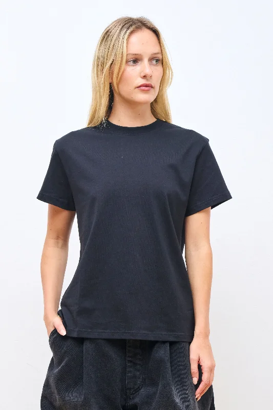 women's tops for creating capsule wardrobesMarine T-Shirt Black