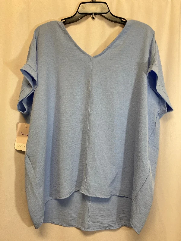 women's tops for everyday eleganceTop Short Sleeve By First Love In Blue, Size: L