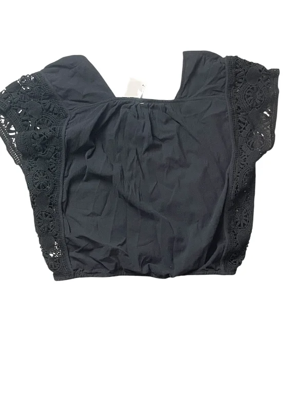 women's tops with bell sleevesTop Short Sleeve By Free People In Black, Size: M