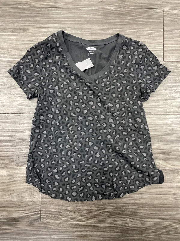 women's tops for those who want to stay on top of the latest fashion trends and wear pieces that are both stylish and on-trendTop Short Sleeve By Old Navy In Animal Print, Size: Xs