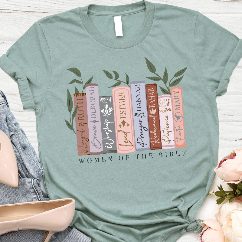 women's tops for those who love to shop for unique findsWomen of the Bible Tee