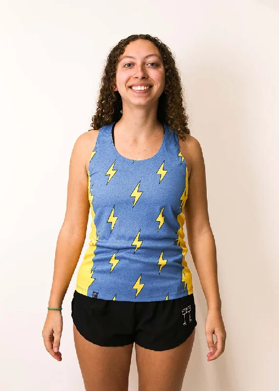 women's tops with sequin embellishmentsWomen's Blue Bolts Performance Singlet